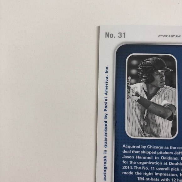 2015 Prism Refractor Addison Russell signed Autograph-Chicago Cubs 33/99 MLB - Picture 6 of 8